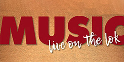 Foto zeigt das Logo der Veranstaltungsreihe Music live on the lok