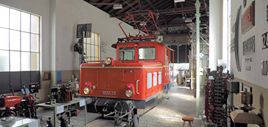 Bild zeigt die Remise des Museums